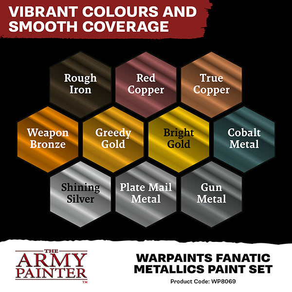 Warpaints Fanatic: Metallics Paint Set | Gamers Paradise