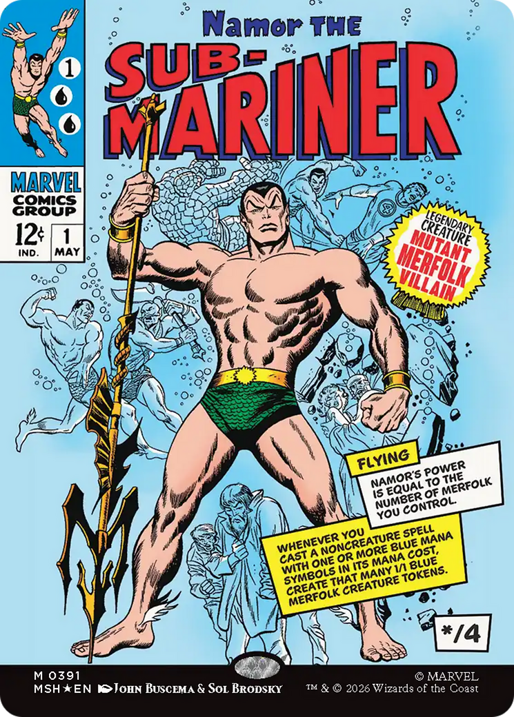 Namor The Sub-Mariner (Borderless) [Marvel Super Heroes] | Gamers Paradise