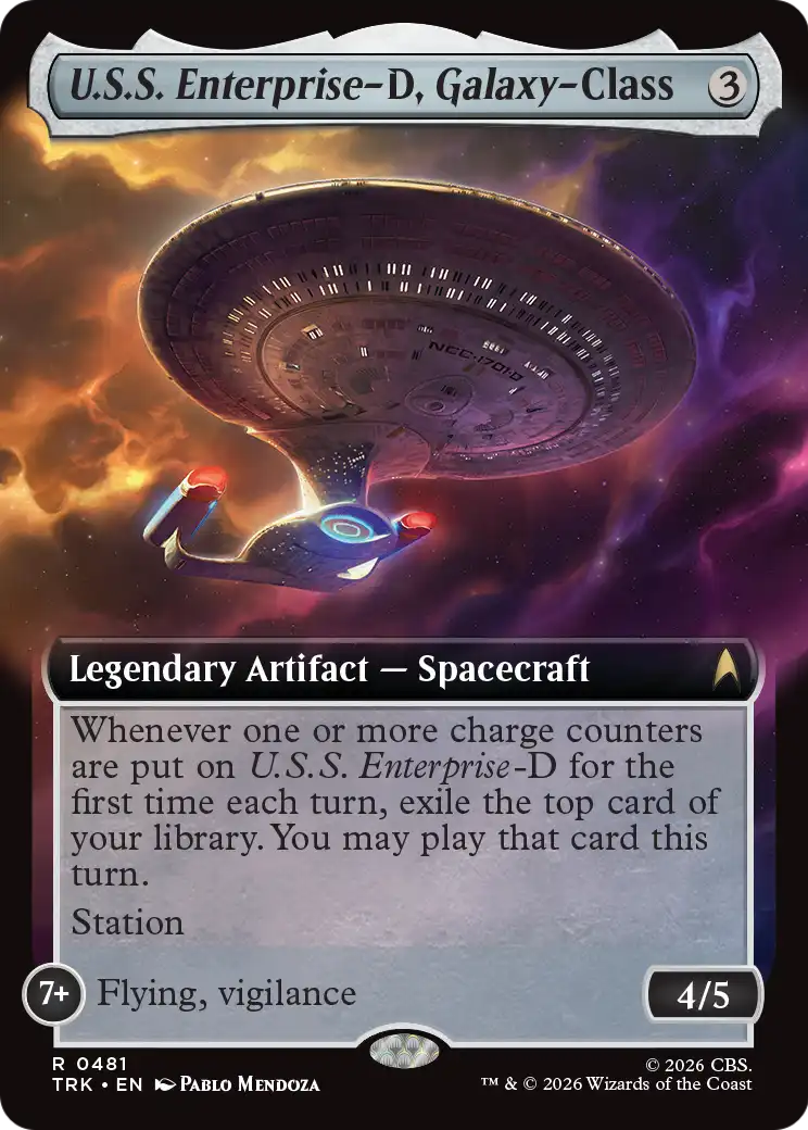 U.S.S. Enterprise-D, Galaxy-Class (Extended Art) [Star Trek] | Gamers Paradise