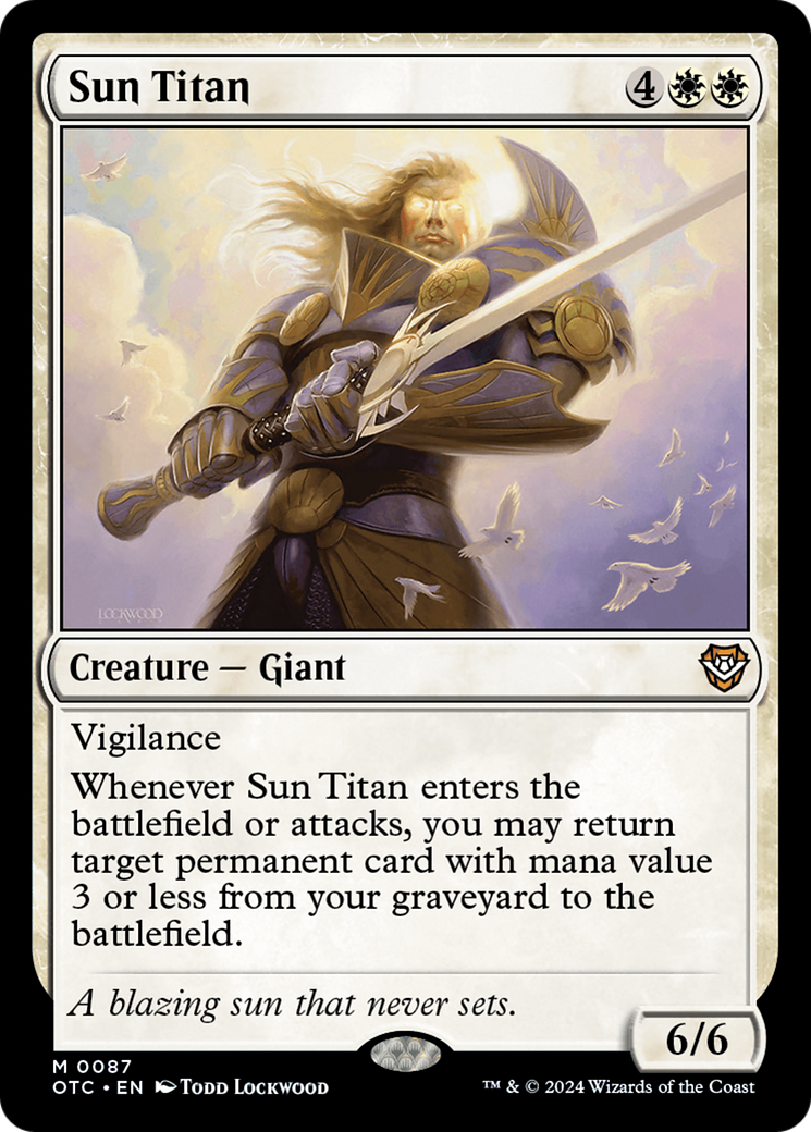 Sun Titan [Outlaws of Thunder Junction Commander] | Gamers Paradise