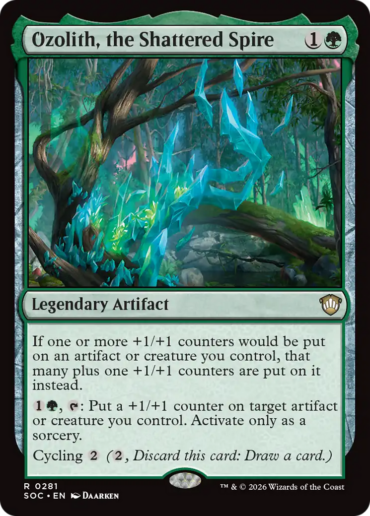 Ozolith, the Shattered Spire [Secrets of Strixhaven Commander] | Gamers Paradise