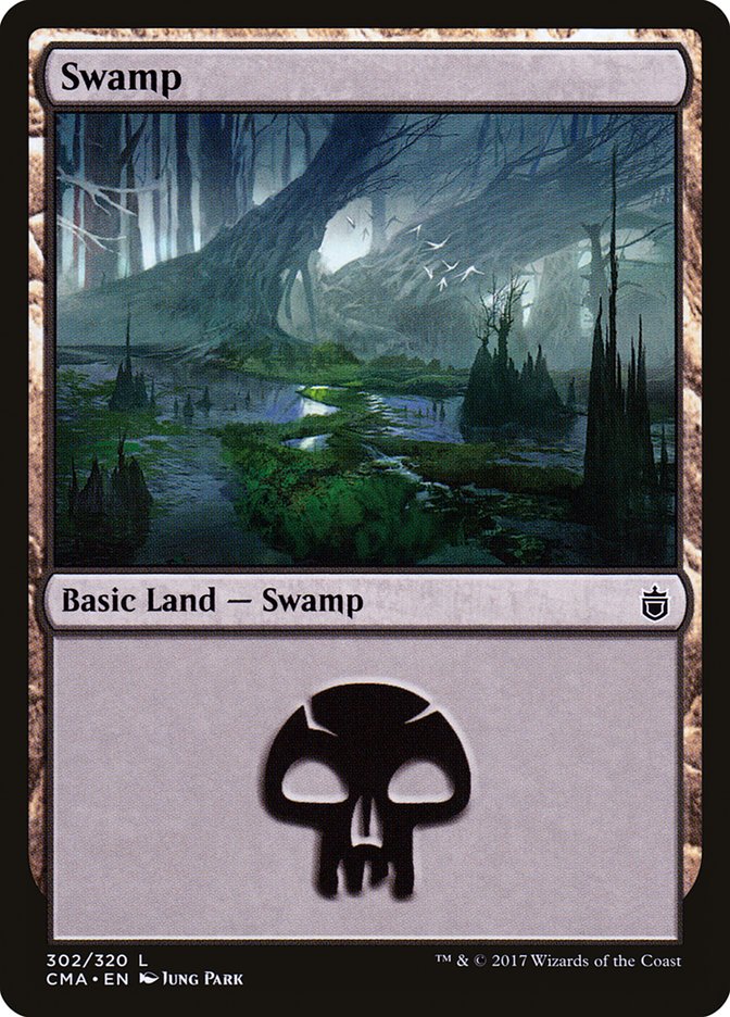 Swamp (302) [Commander Anthology] | Gamers Paradise