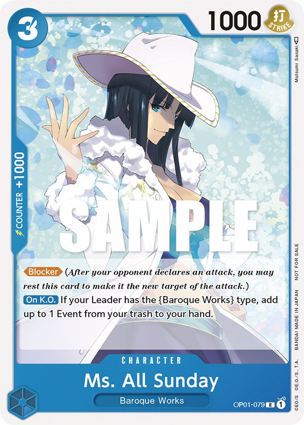 Ms. All Sunday (Promotion Pack 2023) [One Piece Promotion Cards] | Gamers Paradise