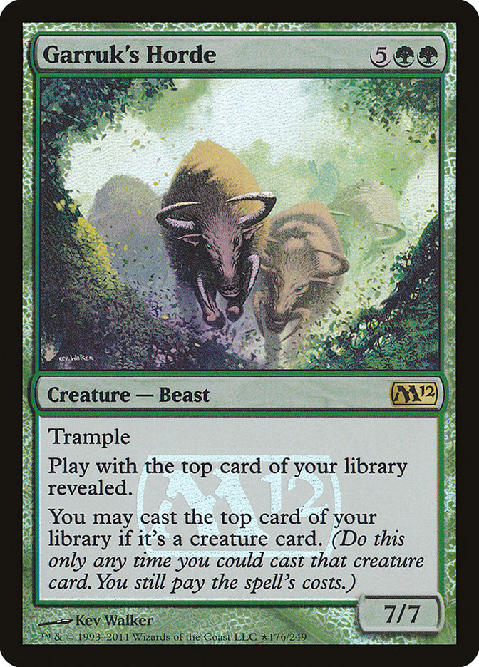 Garruk's Horde [Magic 2012 Prerelease Promos] | Gamers Paradise