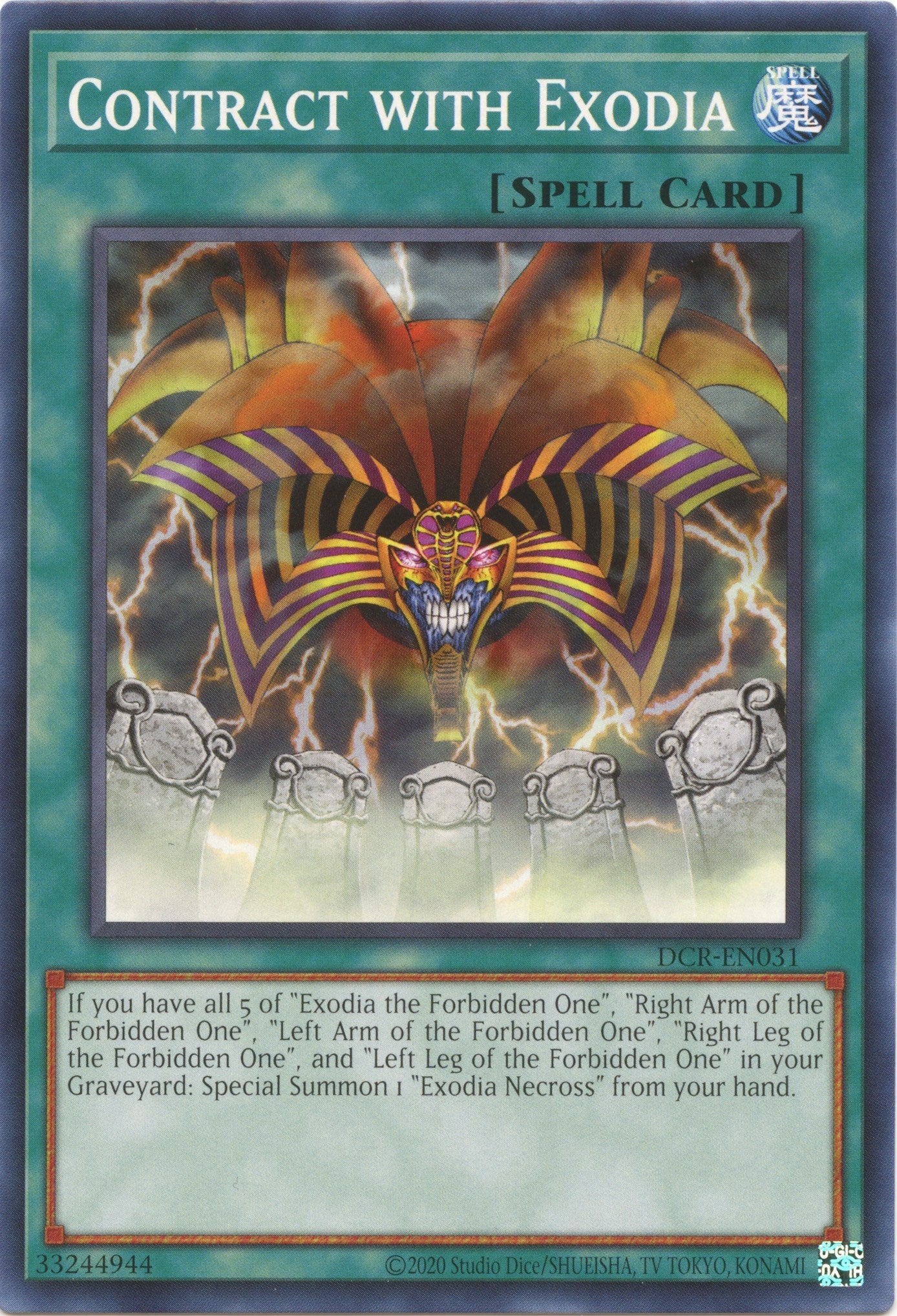 Contract with Exodia (25th Anniversary) [DCR-EN031] Common | Gamers Paradise