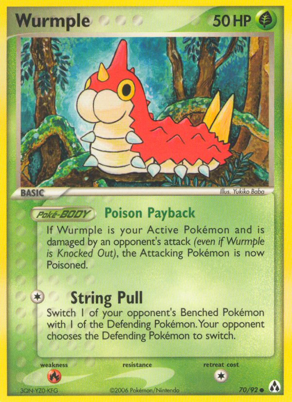 Wurmple (70/92) [EX: Legend Maker] | Gamers Paradise