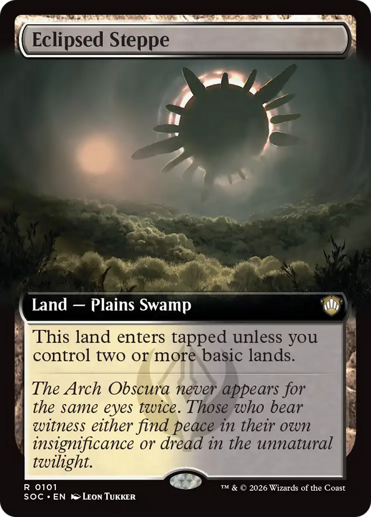 Eclipsed Steppe (Extended Art) [Secrets of Strixhaven Commander] | Gamers Paradise
