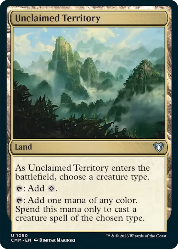 Unclaimed Territory [Commander Masters] | Gamers Paradise