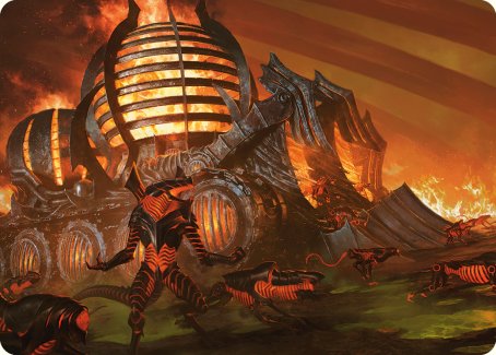 Urabrask's Forge Art Card [Phyrexia: All Will Be One Art Series] | Gamers Paradise