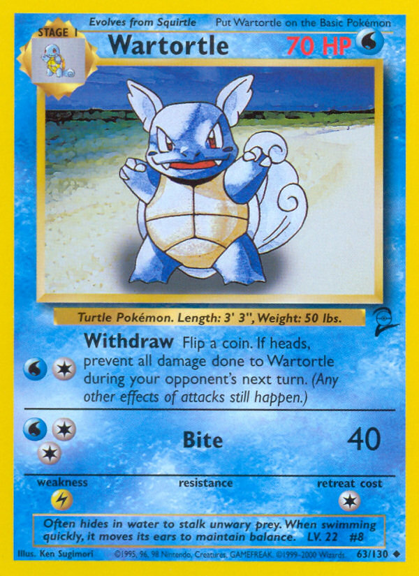 Wartortle (63/130) [Base Set 2] | Gamers Paradise
