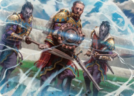 Argivian Phalanx Art Card [Dominaria United Art Series] | Gamers Paradise