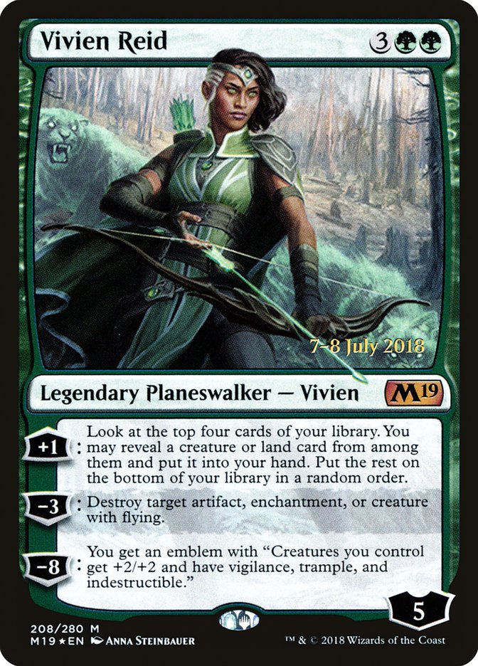 Vivien Reid [Core Set 2019 Prerelease Promos] | Gamers Paradise