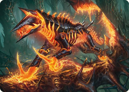 Kuldotha Cackler Art Card [Phyrexia: All Will Be One Art Series] | Gamers Paradise