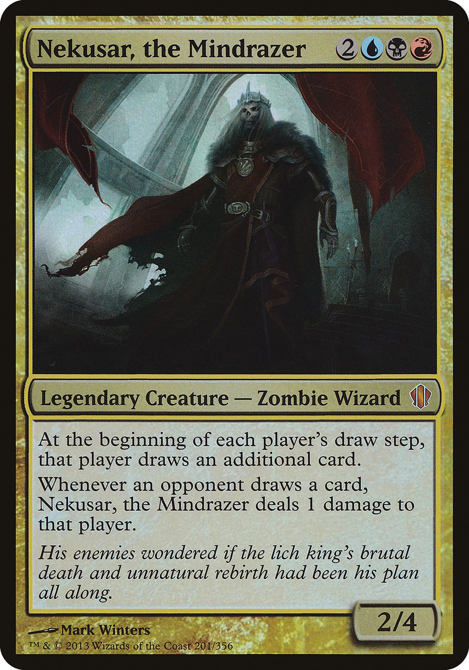 Nekusar, the Mindrazer (Oversized) [Commander 2013 Oversized] | Gamers Paradise