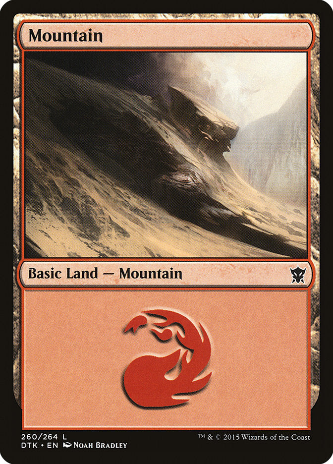 Mountain (260) [Dragons of Tarkir] | Gamers Paradise