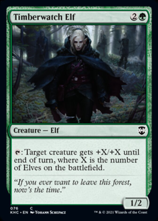 Timberwatch Elf [Kaldheim Commander] | Gamers Paradise