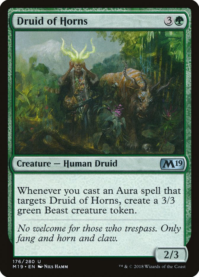 Druid of Horns [Core Set 2019] | Gamers Paradise