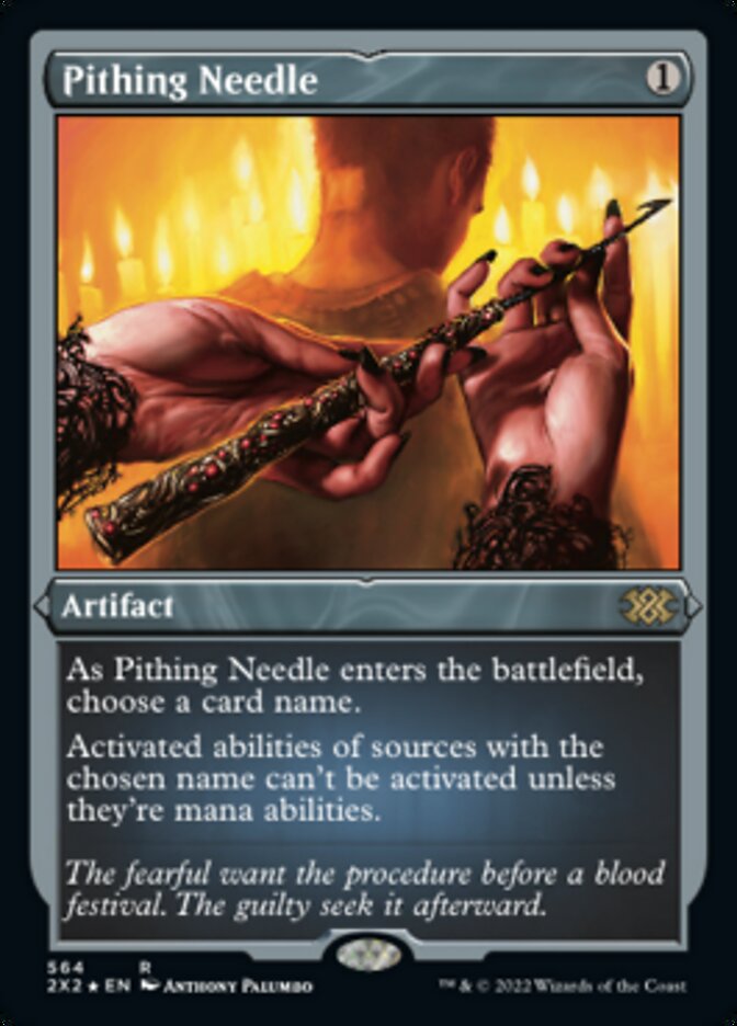 Pithing Needle (Foil Etched) [Double Masters 2022] | Gamers Paradise