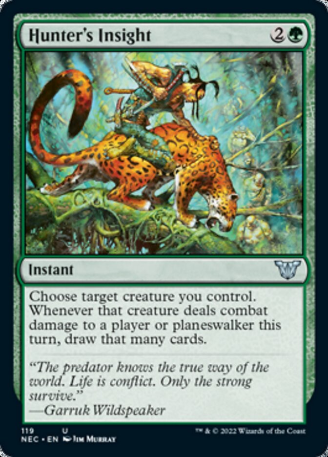 Hunter's Insight [Kamigawa: Neon Dynasty Commander] | Gamers Paradise