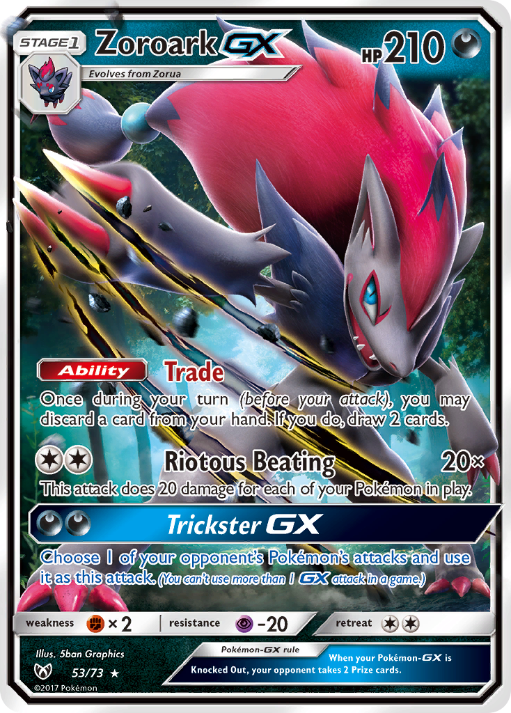 Zoroark GX (53/73) [Sun & Moon: Shining Legends] | Gamers Paradise