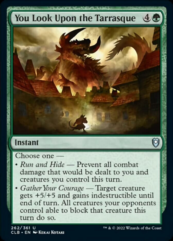 You Look Upon the Tarrasque [Commander Legends: Battle for Baldur's Gate] | Gamers Paradise