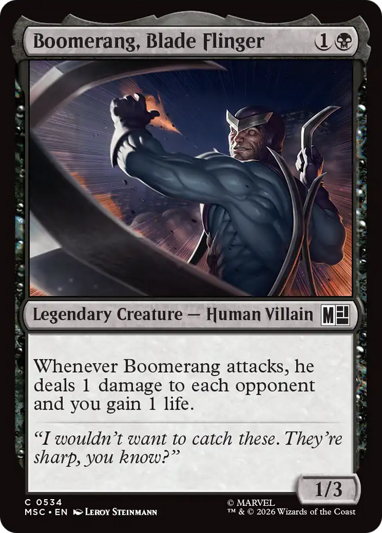 Boomerang, Blade Flinger [Marvel Super Heroes Commander] | Gamers Paradise