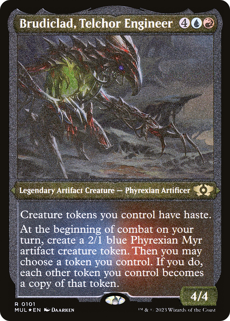 Brudiclad, Telchor Engineer (Foil Etched) [Multiverse Legends] | Gamers Paradise