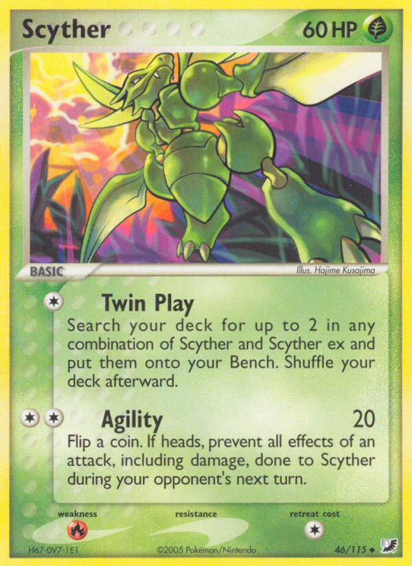 Scyther (46/115) [EX: Unseen Forces] | Gamers Paradise