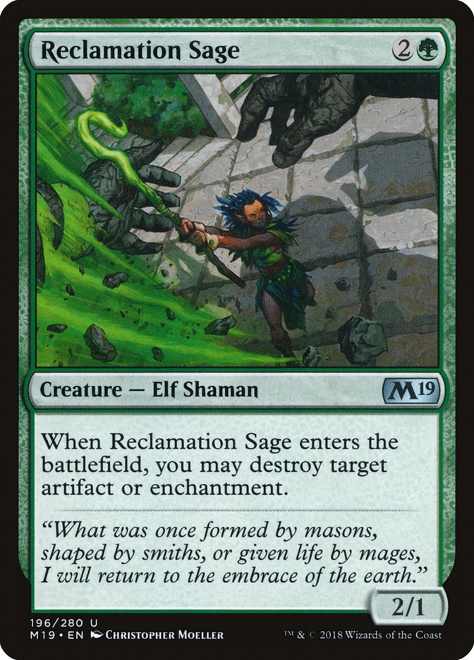 Reclamation Sage [Core Set 2019] | Gamers Paradise
