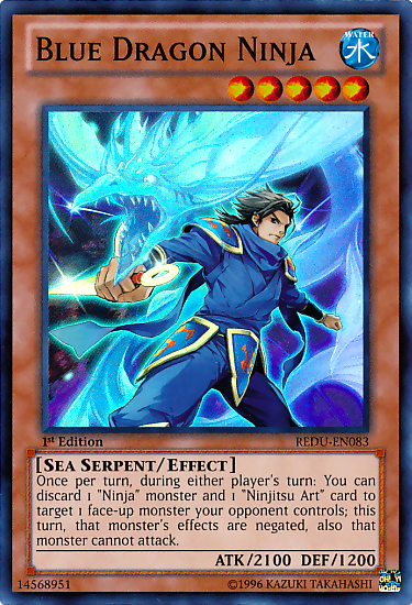 Blue Dragon Ninja [REDU-EN083] Super Rare | Gamers Paradise