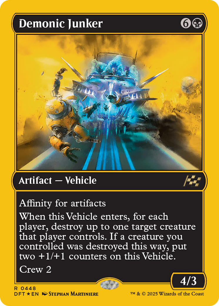 Demonic Junker (First-Place Foil) [Aetherdrift] | Gamers Paradise
