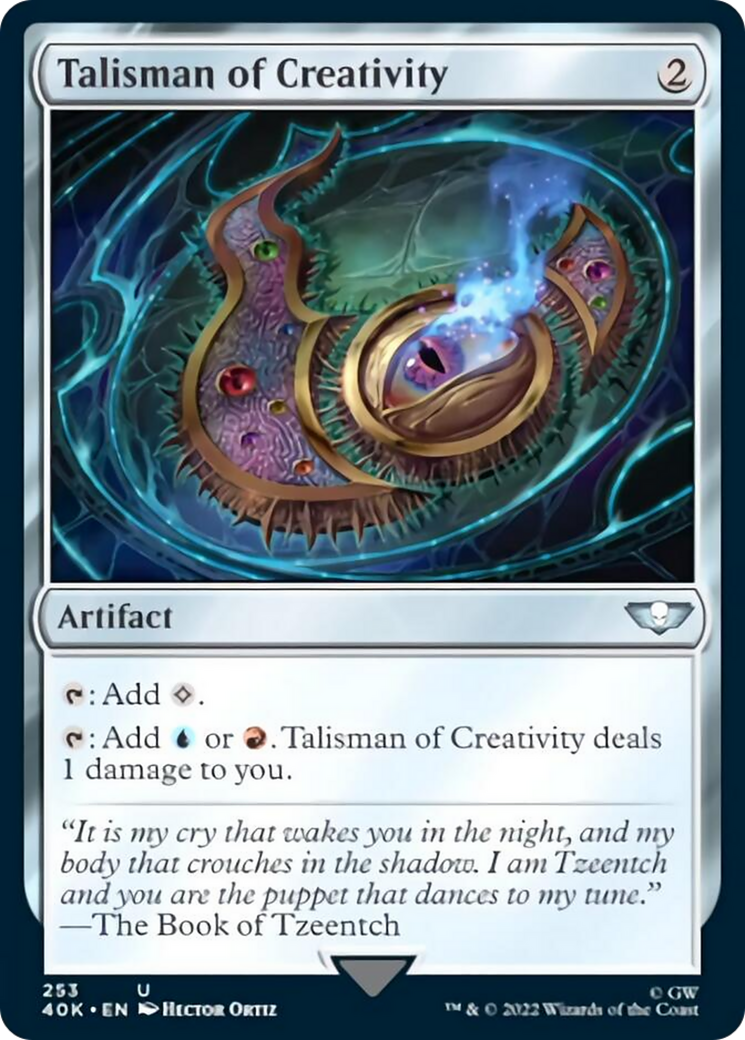 Talisman of Creativity (Surge Foil) [Warhammer 40,000] | Gamers Paradise