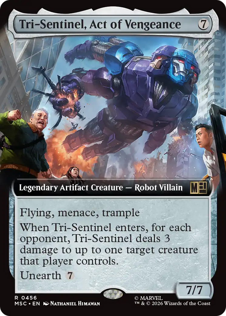 Tri-Sentinel, Act of Vengeance (Extended Art) [Marvel Super Heroes Commander] | Gamers Paradise