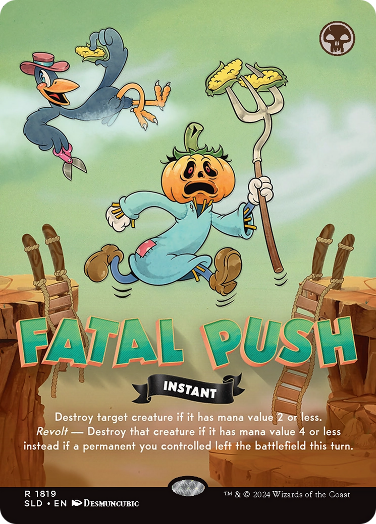 Fatal Push (1819) (Rainbow Foil) [Secret Lair Drop Series] | Gamers Paradise