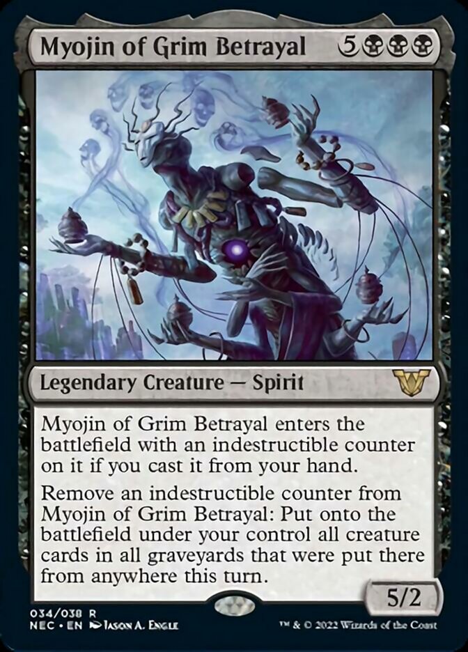 Myojin of Grim Betrayal [Kamigawa: Neon Dynasty Commander] | Gamers Paradise