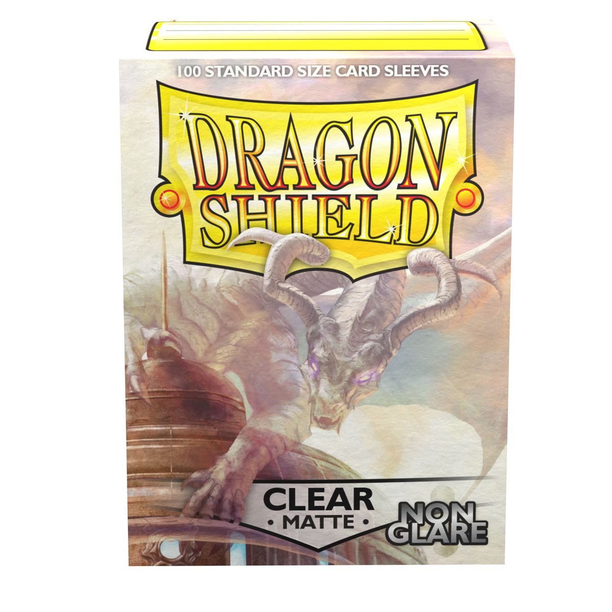 Dragon Shield: Standard 100ct Sleeves - Clear (Non-Glare Matte) | Gamers Paradise