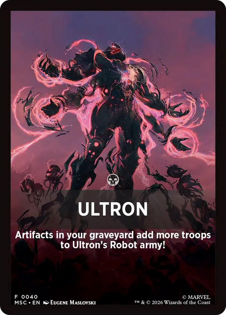 Ultron Theme Card [Marvel Super Heroes Commander] | Gamers Paradise