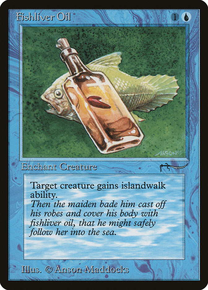 Fishliver Oil (Dark Mana Cost) [Arabian Nights] | Gamers Paradise