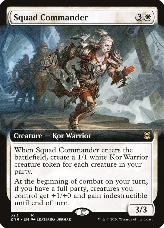 Squad Commander (Extended Art) [Zendikar Rising] | Gamers Paradise