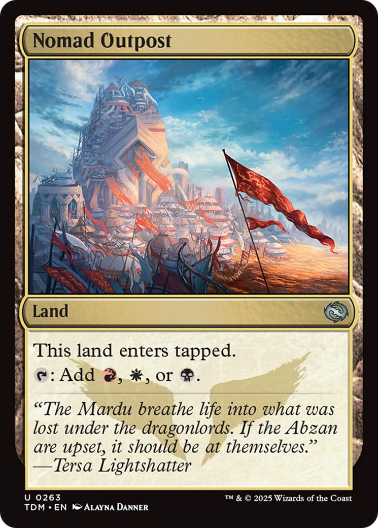 Nomad Outpost [Tarkir: Dragonstorm] | Gamers Paradise