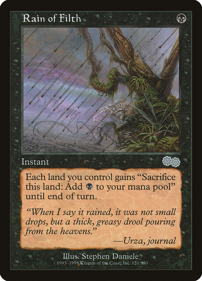 Rain of Filth [Urza's Saga] | Gamers Paradise