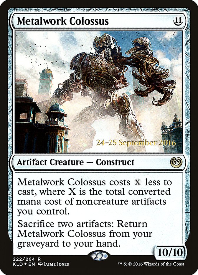 Metalwork Colossus [Kaladesh Prerelease Promos] | Gamers Paradise
