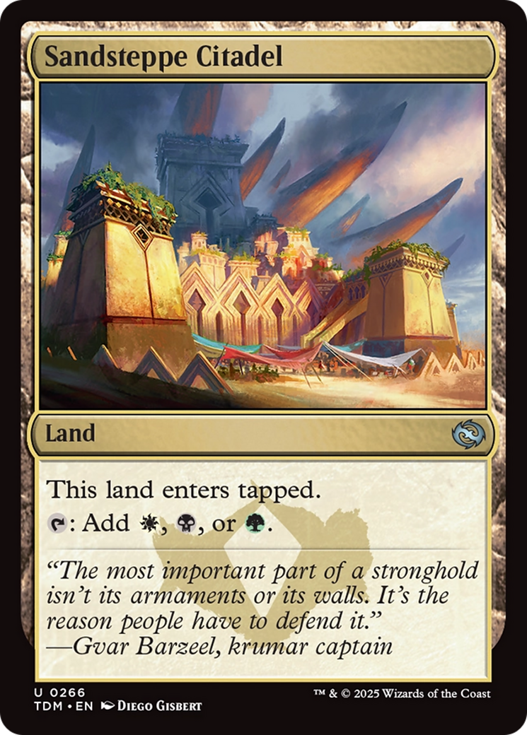 Sandsteppe Citadel [Tarkir: Dragonstorm] | Gamers Paradise