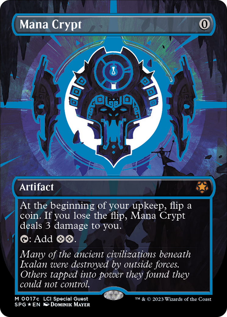 Mana Crypt (0017c) (Borderless) [The Lost Caverns of Ixalan Special Guests] | Gamers Paradise