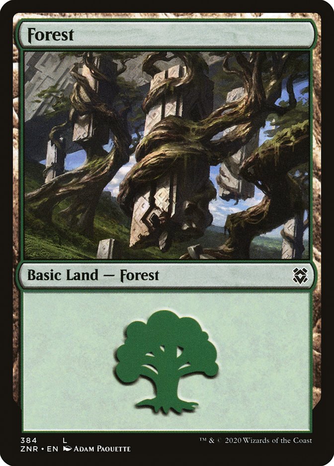 Forest (384) [Zendikar Rising] | Gamers Paradise
