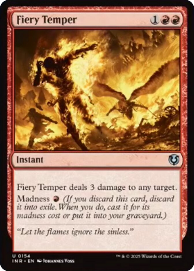 Fiery Temper [Innistrad Remastered] | Gamers Paradise