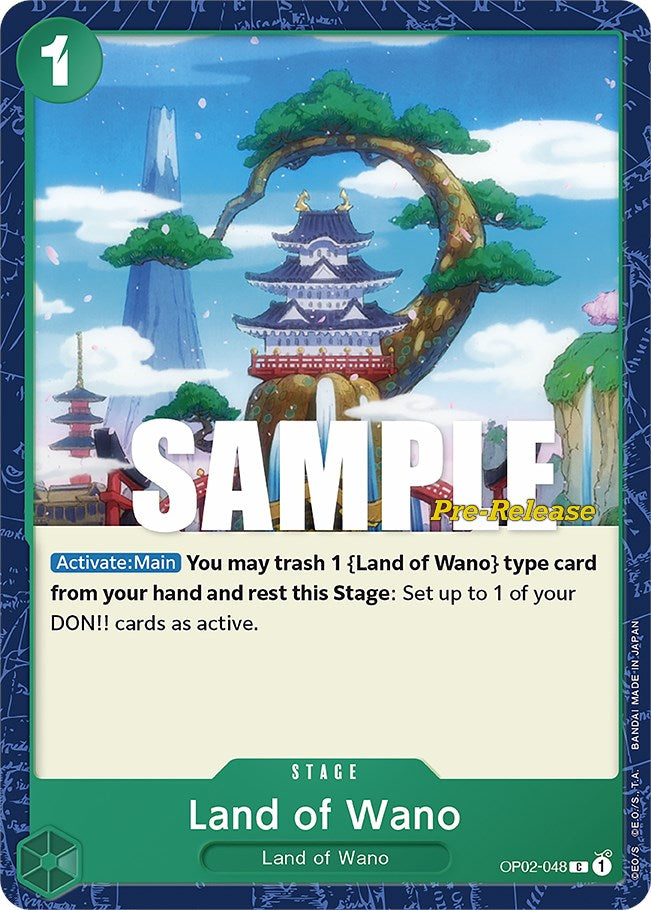 Land of Wano [Paramount War Pre-Release Cards] | Gamers Paradise