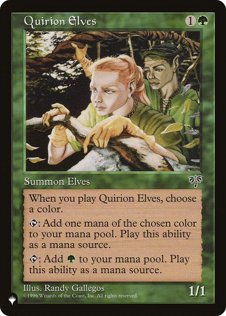 Quirion Elves [The List Reprints] | Gamers Paradise