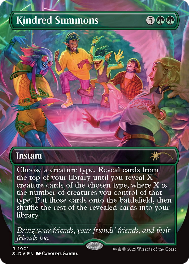Kindred Summons (Double Rainbow Foil) [Secret Lair Drop Series] | Gamers Paradise