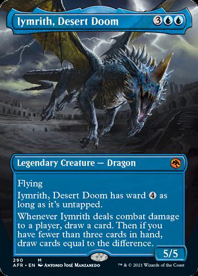 Iymrith, Desert Doom (Borderless Alternate Art) [Dungeons & Dragons: Adventures in the Forgotten Realms] | Gamers Paradise